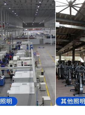 超高光效LE-D工矿灯大功率0W200厂WCOB照明工业5房仓储飞碟节能省