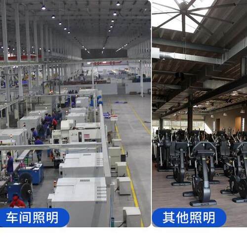 超高光效LE-D工矿灯大功率0W200厂WCOB照明工业5房仓储飞碟节能省