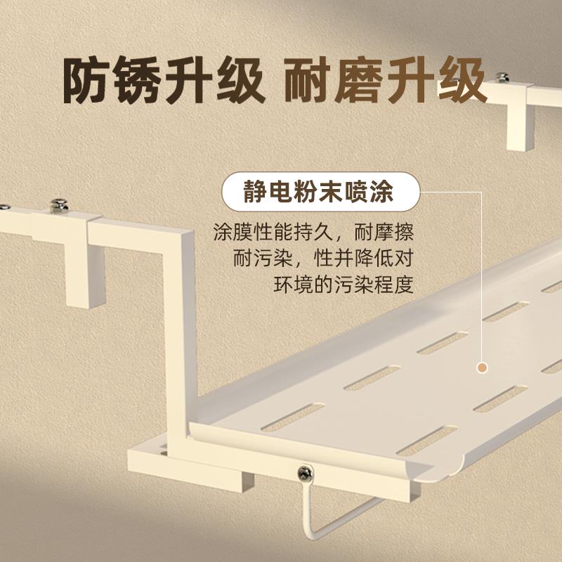 艺阳台栏杆悬挂花架绿物植物架护栏铁挂式DUA花盆架大花盆植摆置