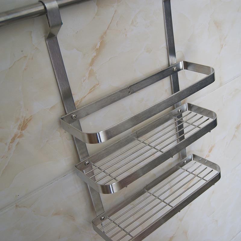 架A9L用F755HTJ9品三层不锈钢挂免打孔调料钩壁挂式墙上收纳调味