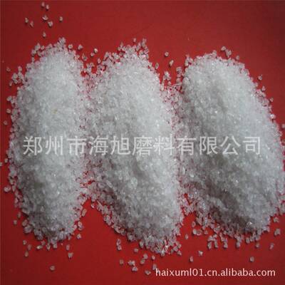 精筛分白刚玉砂 用于喷漆前预处理 玻璃喷砂 角磨片 工艺品光饰