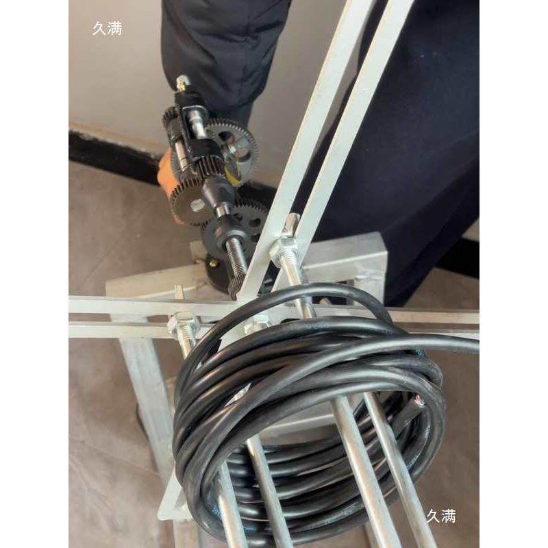 手摇卷线盘绕线盘打捆卷式分线收线机缠线CDA器器电线卷线盘绕线