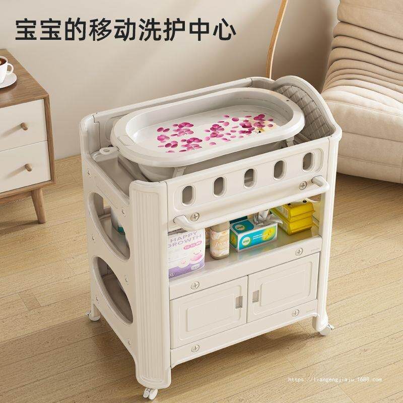尿布婴儿护理台多功能台全塑婴料儿无品牌/床新生儿澡换衣洗抚触