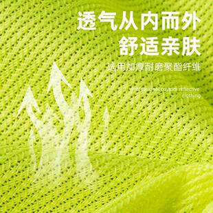 反光心服骑行工地施工交通网眼工作服定荧光71513衣黄背马甲印字