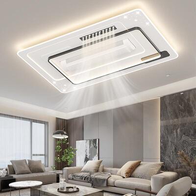 全光叶QVF谱LED无中风扇吸顶灯护眼客厅卧室餐房厅间山灯饰具现代