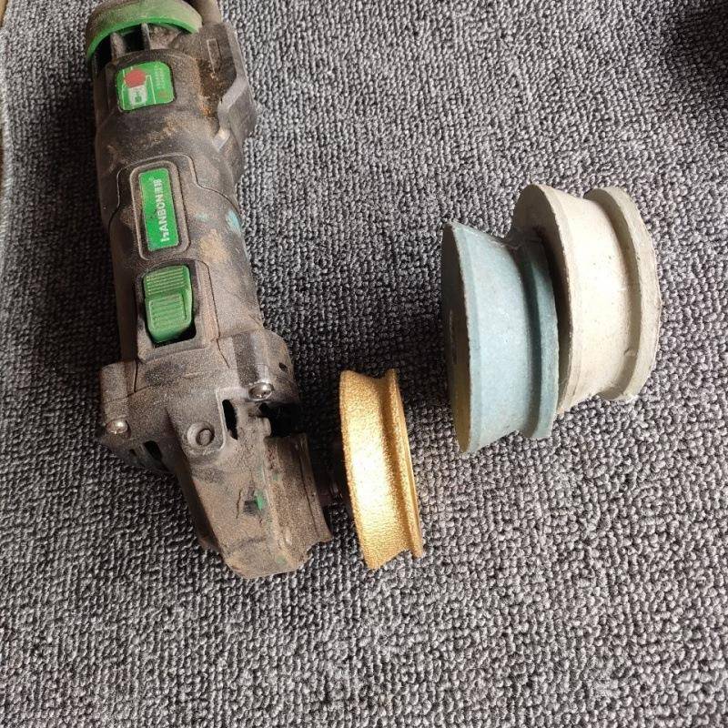 手磨机磨前大挡水磨HFH轮石英石厨房台面机角磨理石手砂轮前止水