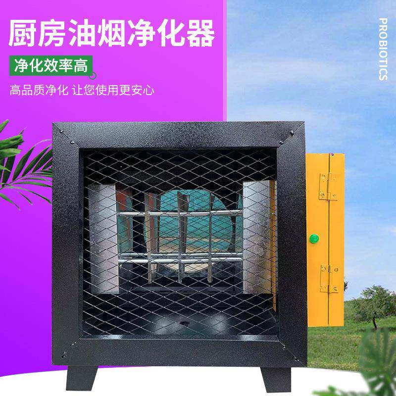 饭店油烟净化400CNQ0风量餐饮用厨房烧烤酒器店小商型油烟过滤器