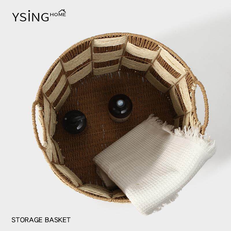 编织脏VLJ篓家衣用高颜值轻奢衣服收纳筐卧衣室大量特大号家庭容