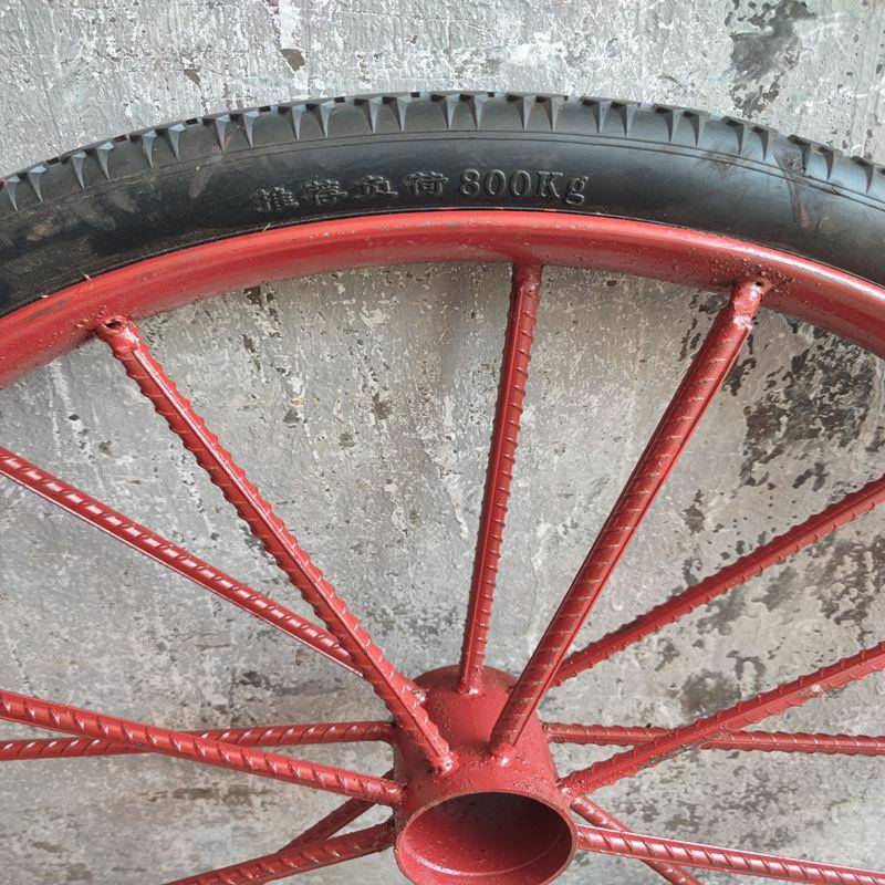 斗车轮板车轮工建筑专用轮工地矿轮胎子重型重充气轮斗车轮HIS载2