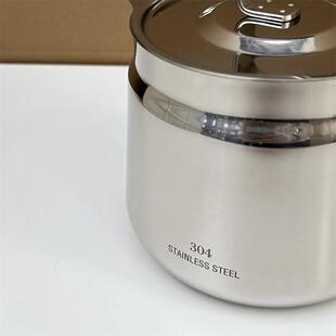 304不用锈钢油油厨房家滤壶储油罐猪油罐壶DGS耐高温存罐油罐