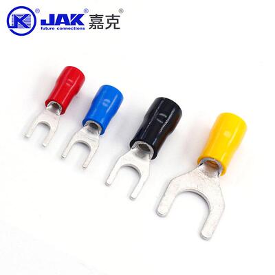 SV1.2紫铜叉形绝缘端子新能源冷压0接线端头190KS1光配5线接头K伏