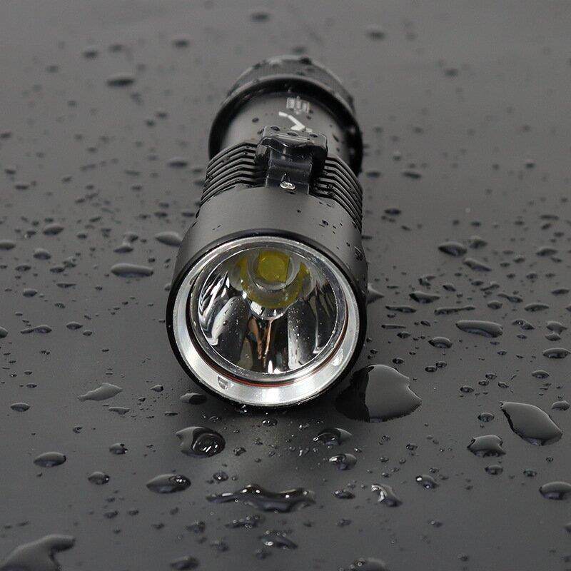 专业潜水灯无品牌/亮度便携式手电P7高亮手高电控开关磁潜水手电0