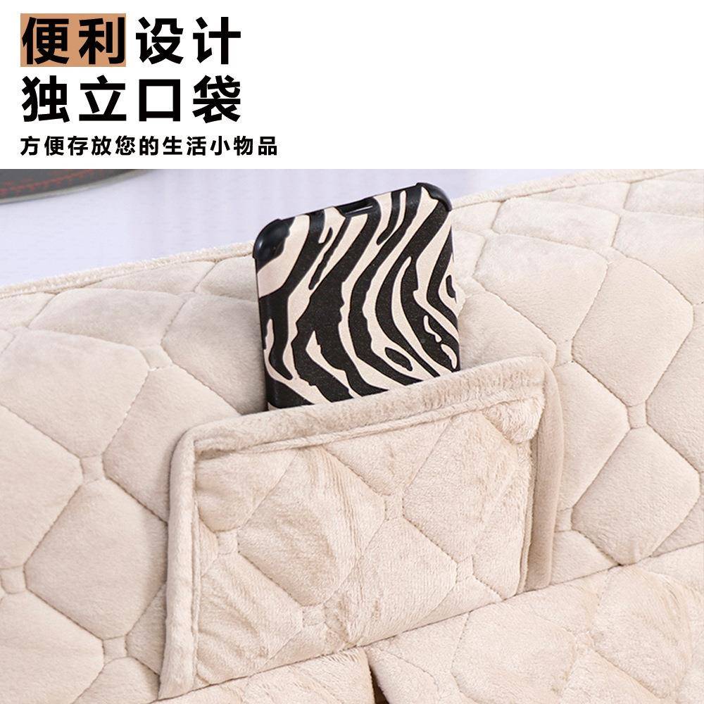 纯布色烤火罩加子绒加厚桌罩套桌长形电烤KCV方炉桌子取暖桌套电