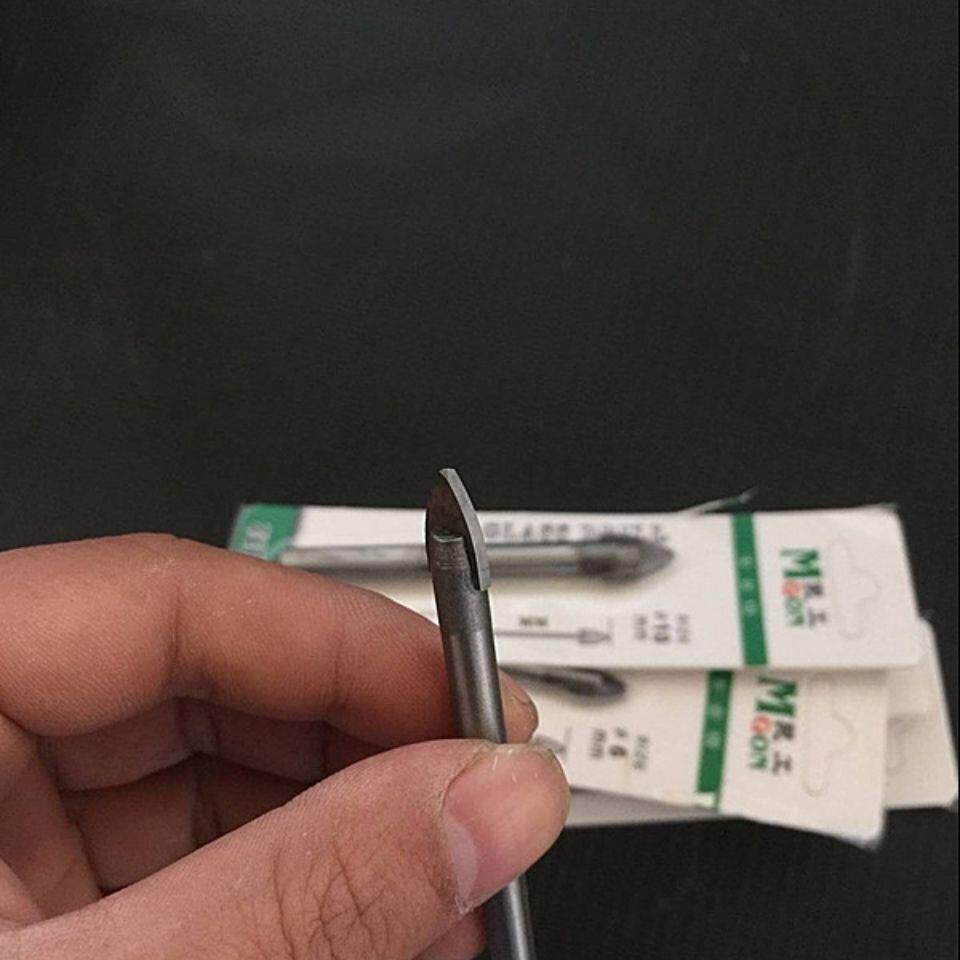 钻民工三角钻钻瓷玻璃钻头无品牌/陶瓷打砖孔取孔开孔器合金头钻