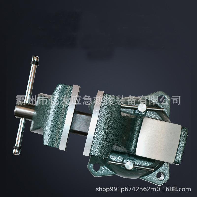 铸带砧台铁台虎钳重钢台虎型钳25654方小型桌钳平口虎钳