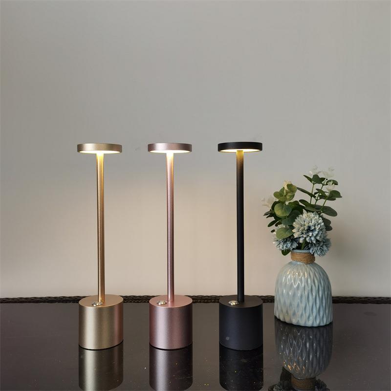 爆款台简创灯意装饰餐厅酒XUS吧LDE灯可充电复约古台灯