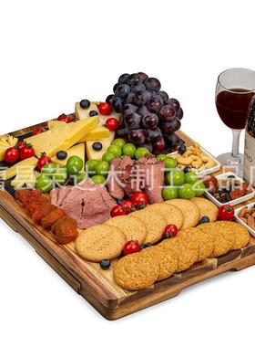 木CYR质相思木芝盘套装庭矩形奶酪合板欢木芝士板家聚会多用途砧