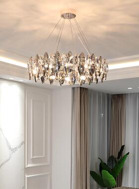 客厅吊灯2轻LKY奢水晶大主灯205具年厅新款现代大气卧室餐厅灯成