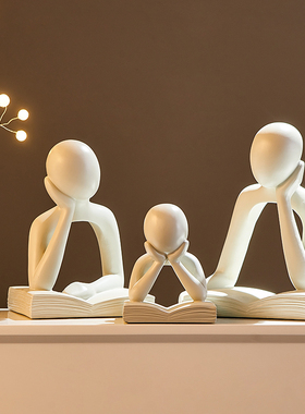 轻奢高档艺术人物摆件家u居饰品客厅玄关卧室电视酒柜装饰简约