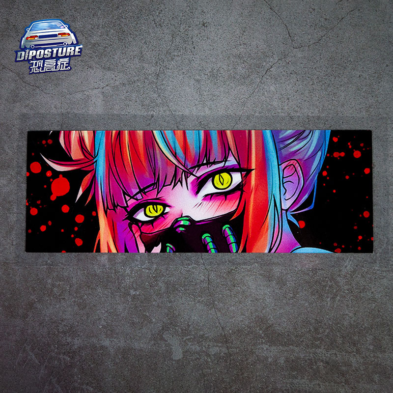 汽车贴纸JDM痛车贴车窗贴反光贴E行李箱OX贴电动车贴纸装饰