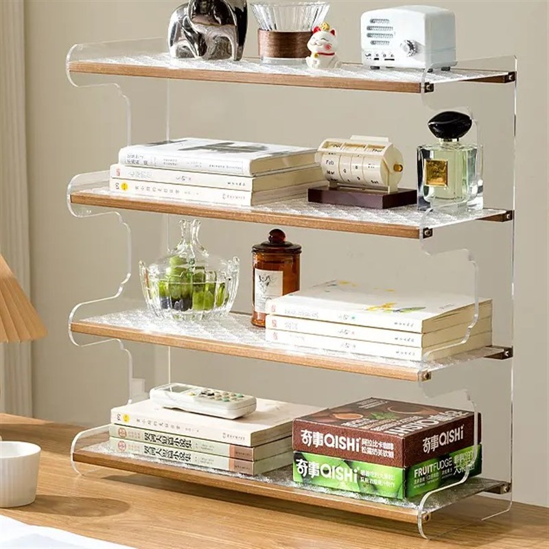 宿舍书桌学习桌多层桌上书架桌面置物架办公桌O收纳架小层架分层