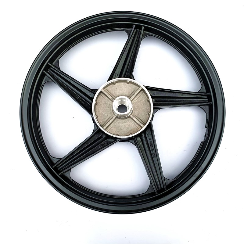 适用QS150-5悍骏G150黑银AGA150前后轮毂钢圈铝轮碟刹鼓刹