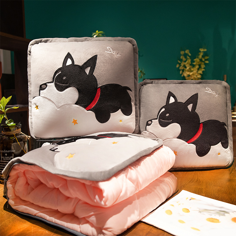 抱枕被子两e用二合一车用车载汽车上靠枕午睡枕头空调毯子2022新