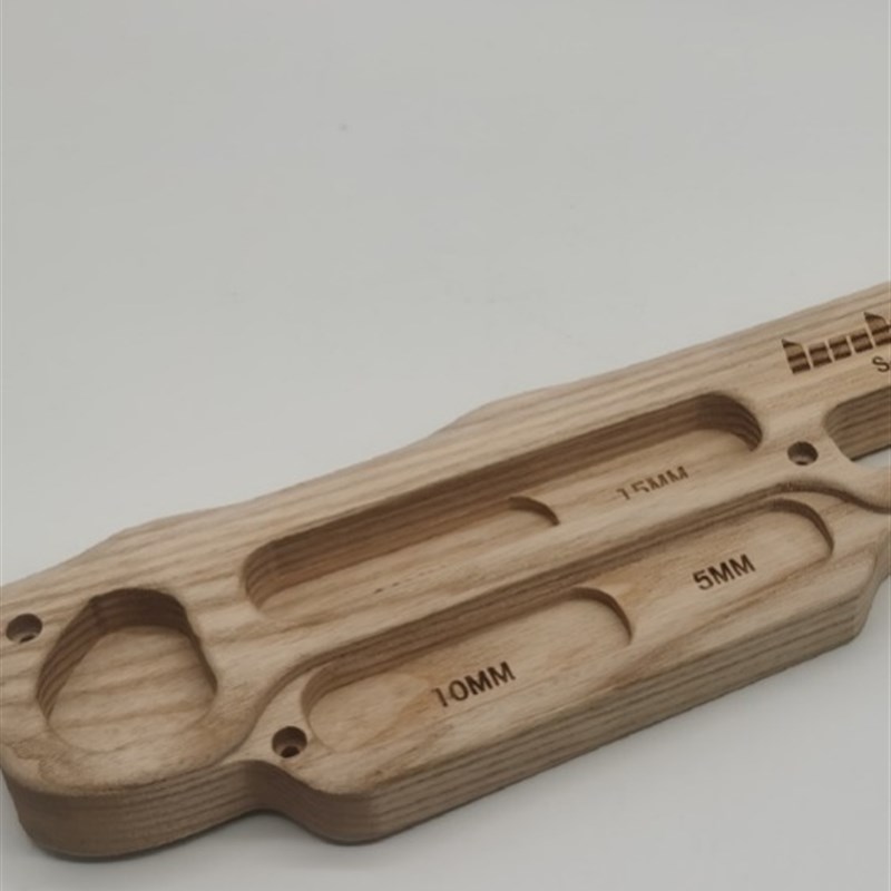 攀岩板指力板手指小臂力量训练引体向上抓握便携式木质健身攀爬板