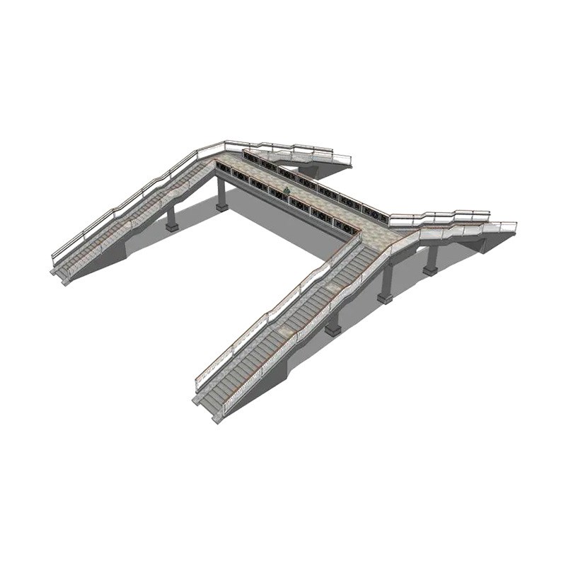 钢结构天桥行人过道连廊承接钢结构连廊人行通道过道架空通道工程