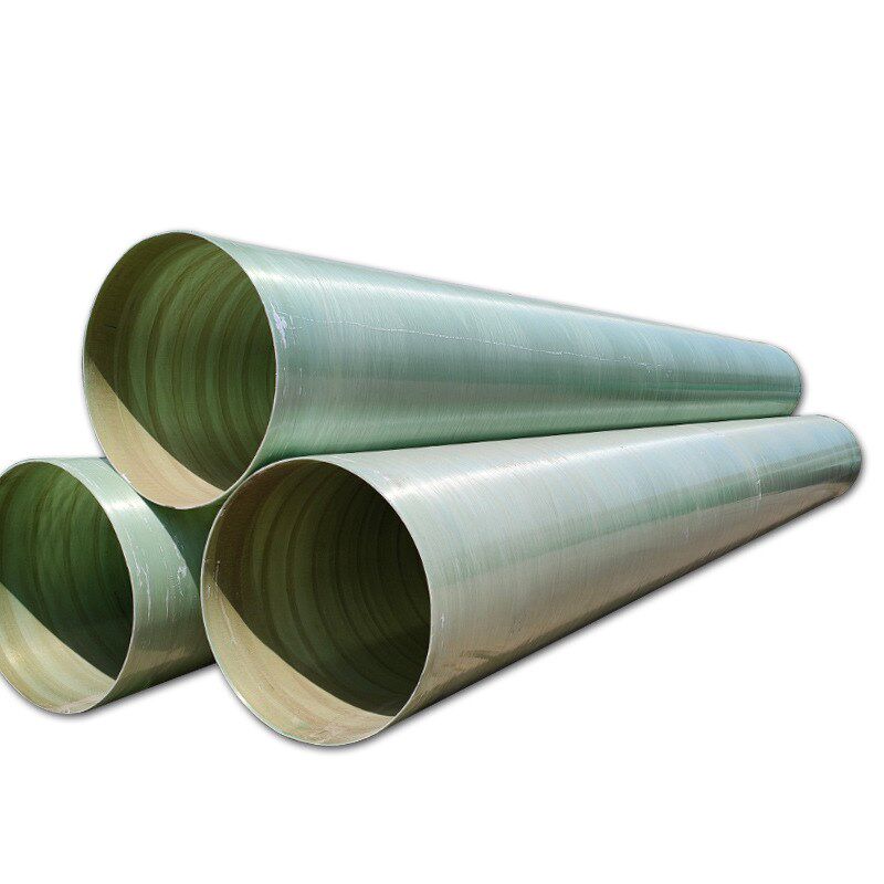 玻璃钢缠绕管道 化工排水排污通风夹砂缠绕管道 电缆穿线工艺管