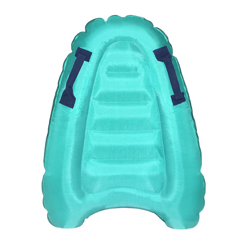 跨境户外海上娱乐环保加厚PVC水上冲浪板带把手儿童充气划水板