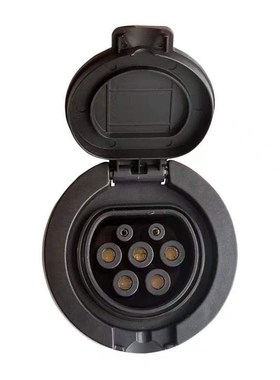 新能源汽车欧标交流桩端充电插座 IEC62196单相三相桩端插座