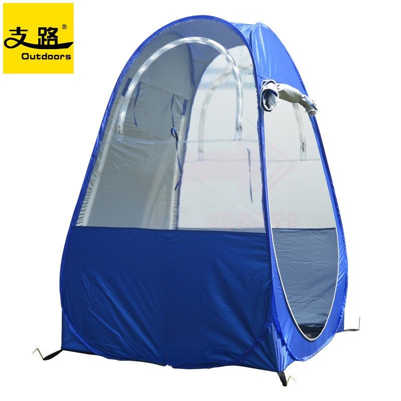支路钓鱼户外垂钓单人帐篷防雨遮阳冬钓夜自动速开防风双窗 8802
