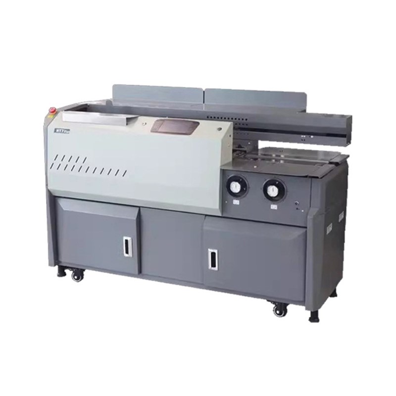 宾德HT7双变频胶装机 彩霸S7双变频胶装机双胶轮带测胶胶装机