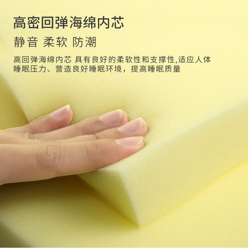 30D 180N日式高回弹海绵床垫高密度学生宿舍单双人褥垫子工厂