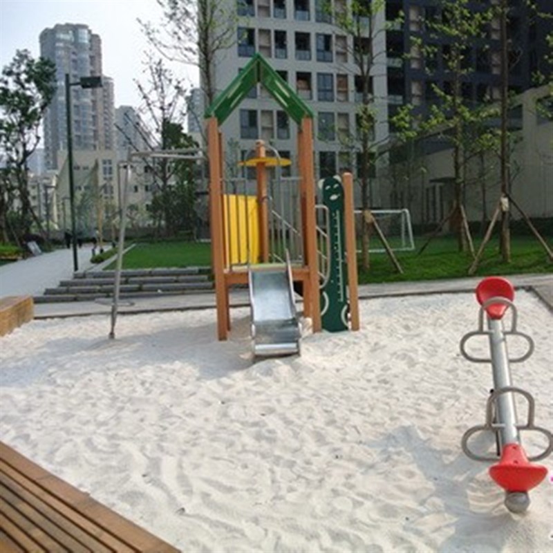 儿童白沙子游乐场沙滩造景白沙子跳远沙坑沙幼儿园T户外沙池专用