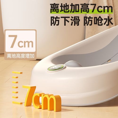 IUU婴儿洗澡浴l架坐躺托神器感温宝宝浴盆浴床托防滑垫新生儿浴网