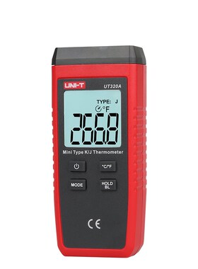 UNI-T优利德UT320A/UT320D单/双通道热电偶测温仪点温仪高清度
