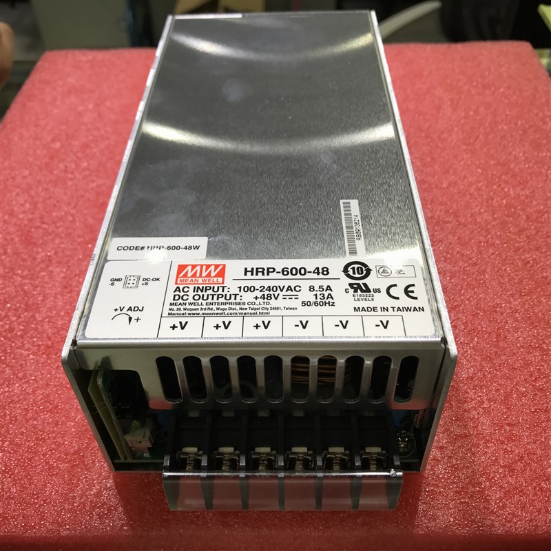 HRP-600-24/36/48V明纬开关电源 12V/3.3/5/7.5/15V 600W带PFC