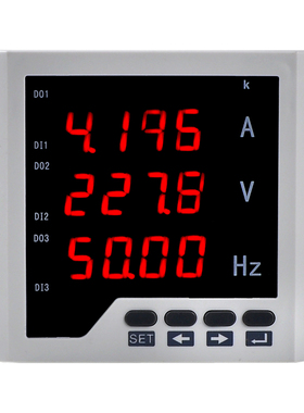 定制品ELE-UIF33单相电流AC500V电压频率组合表96*96电流表电压表