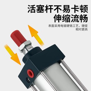 小型气动标准气缸SC32 63X25X50X75X100X125X150X200X250X300