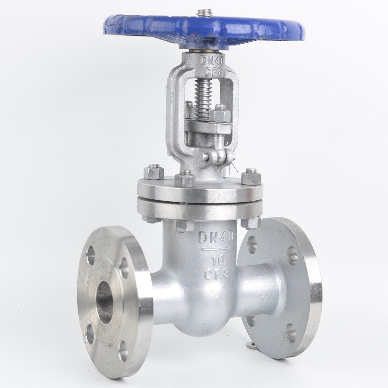 不锈钢法兰闸阀304手动开关水管Z41W-10P明杆暗杆dn25 50