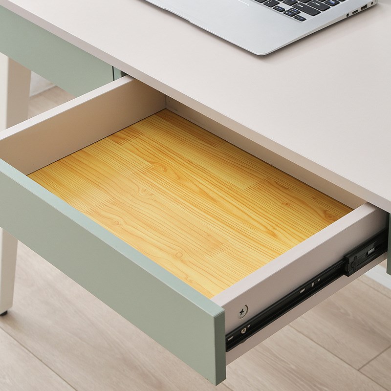 办公桌卧室电脑桌家用书桌子实木颗粒板长方形带抽屉简易电脑桌