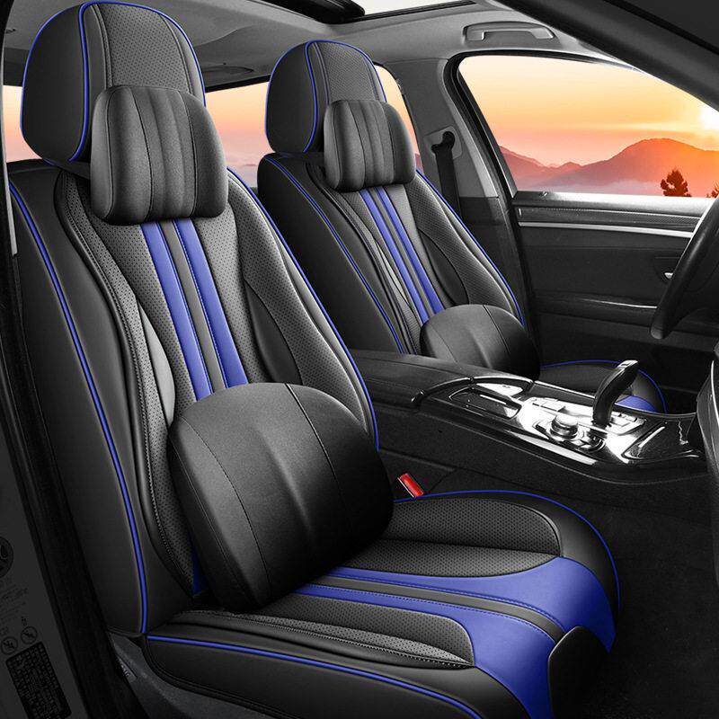 适用新款福特嘉年华翼虎博福克斯福睿斯汽车座套夏季全包皮革坐垫