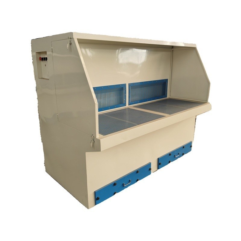 脉冲打磨抛光除尘工作台五金石墨工业粉尘木工收集石材吸尘工作台