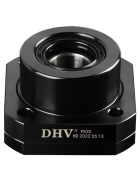 DHV鼎豪FK20圆型固定侧螺杆固定座轴承座高精度滚珠丝杆支撑座