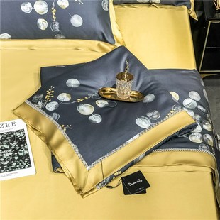 夏季 夏凉被四件套可水洗被夏被冰丝滑薄被子 80s支天丝出口空调被