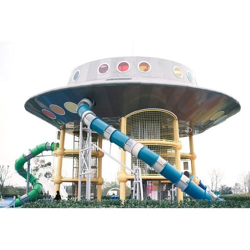 景区户外大型不锈钢滑梯无动力设备亲子乐园滑世界无动力乐园器材