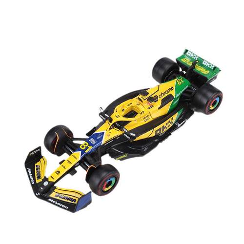 比美高1:43F1赛车 车模MCL38 迈凯伦2024 仿真合金汽车模型方程式