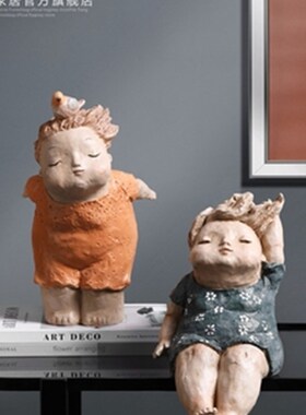 饰师房艺面女桌板轻m房摆t摆装计设品件童胖软卧术样奢室孩间儿设